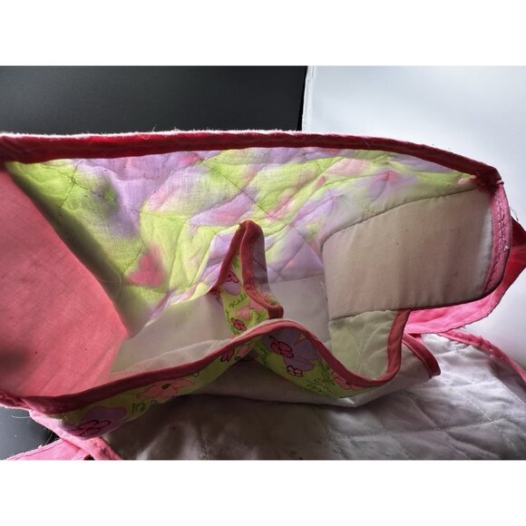 Vintage 2005 Cabbage Patch Doll Diaper Bag changing Mat Pink Green Y2K READ - Picture 8 of 8